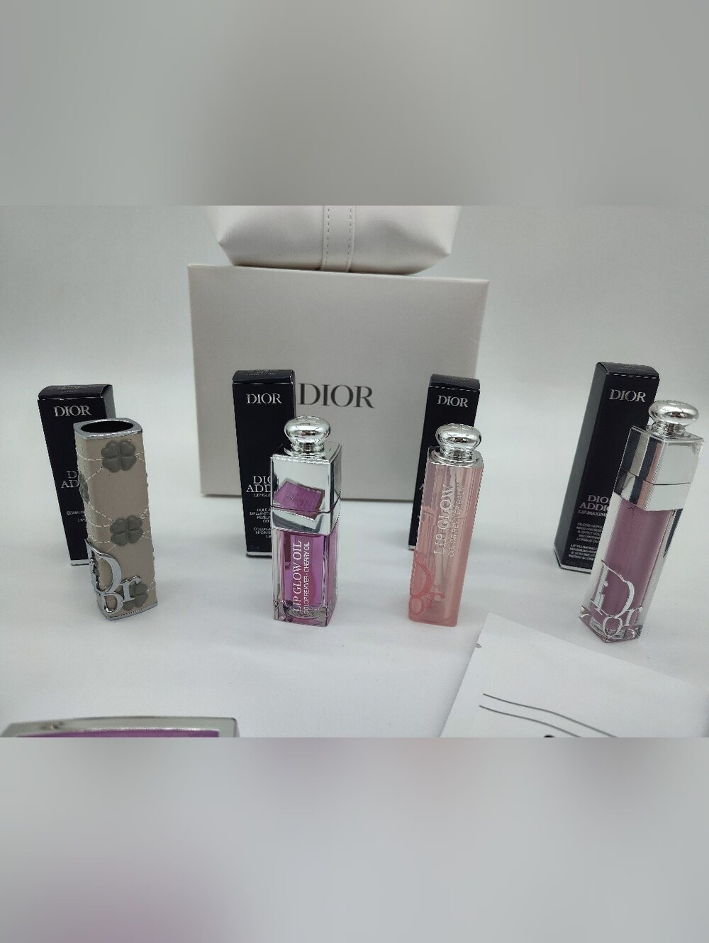 DIOR Limited Edition Charm Beauty Collection Lip Glow Pouch Gift Set NIB - Picture 3 of 6